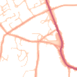Daytime road noise heatmap for HP10 8LS