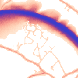 Daytime road noise heatmap for HP10 9DF