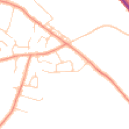 Daytime road noise heatmap for HP10 9JQ