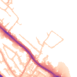 Daytime road noise heatmap for HP10 9RN