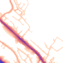 Daytime road noise heatmap for HP10 9SU