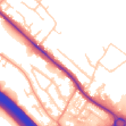 Daytime road noise heatmap for HP10 9TB