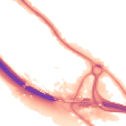 Night-time road noise heatmap for HP10 9TR