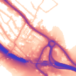 Daytime road noise heatmap for HP10 9TT
