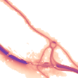 Night-time road noise heatmap for HP10 9TT