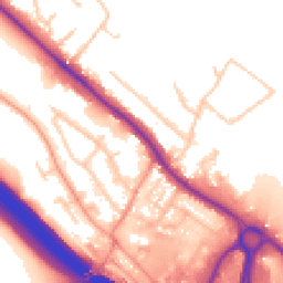 Daytime road noise heatmap for HP10 9UJ