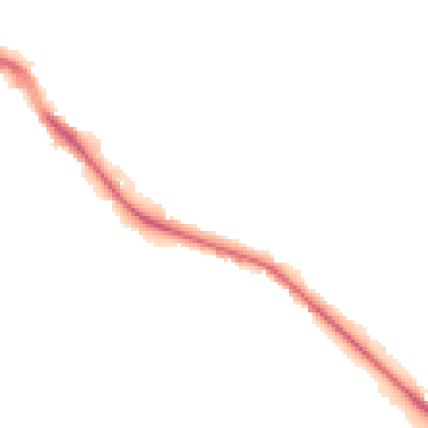 Night-time road noise heatmap for HP11 1AS