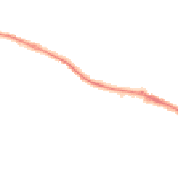 Night-time road noise heatmap for HP11 1DH