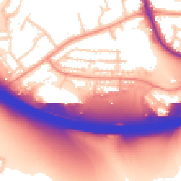 Daytime road noise heatmap for HP12 4PF