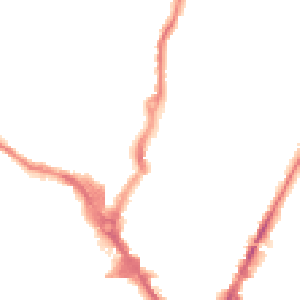 Night-time road noise heatmap for HP13 5DN