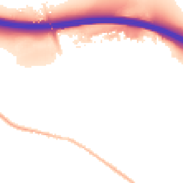 Night-time road noise heatmap for HP14 3DH