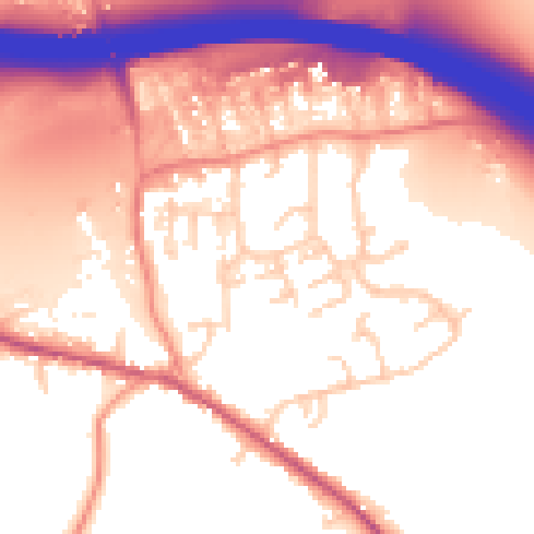 Daytime road noise heatmap for HP14 3DP