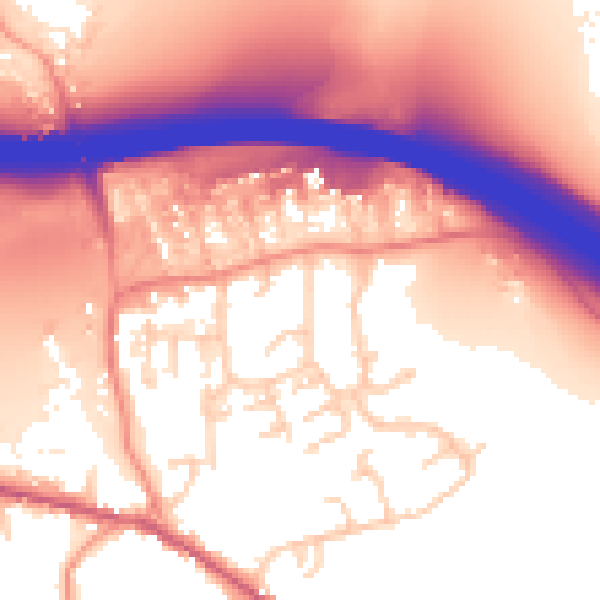 Daytime road noise heatmap for HP14 3DU