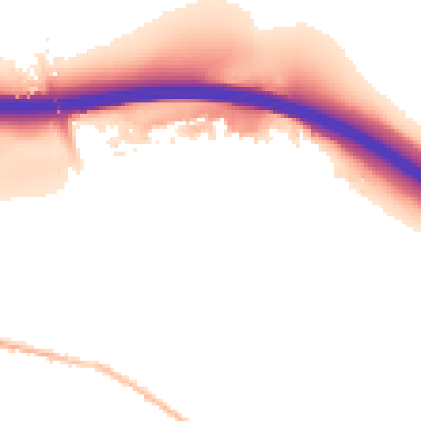 Night-time road noise heatmap for HP14 3DU