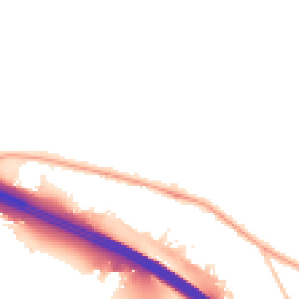 Night-time road noise heatmap for HP14 3FW