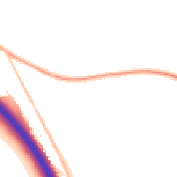 Night-time road noise heatmap for HP14 3FZ