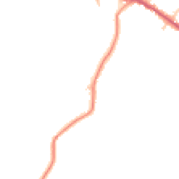 Daytime road noise heatmap for HP14 3HQ