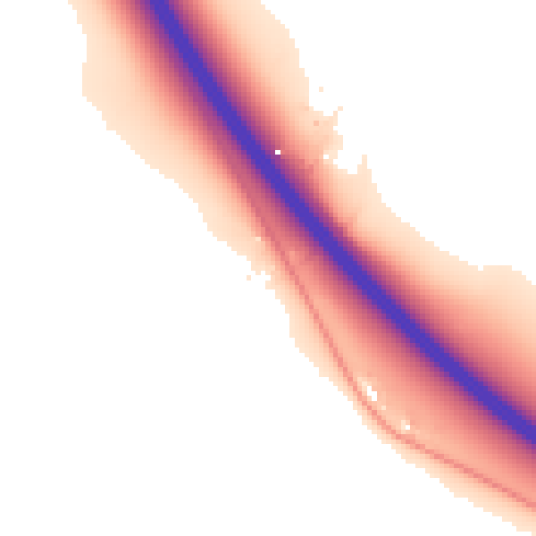 Night-time road noise heatmap for HP14 3PG