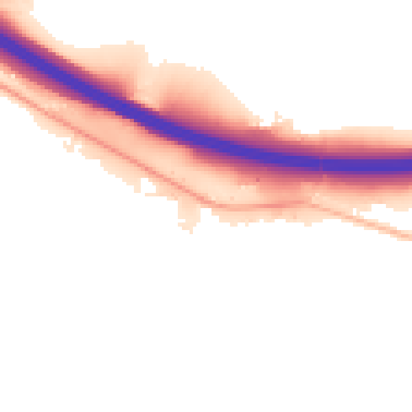 Night-time road noise heatmap for HP14 3PN