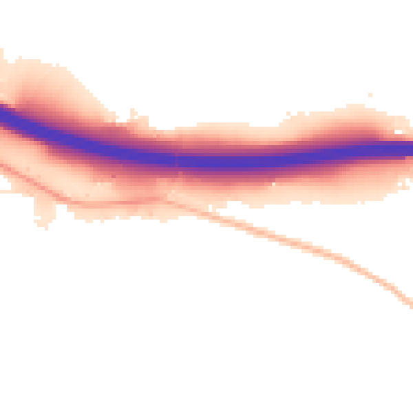 Night-time road noise heatmap for HP14 3PP