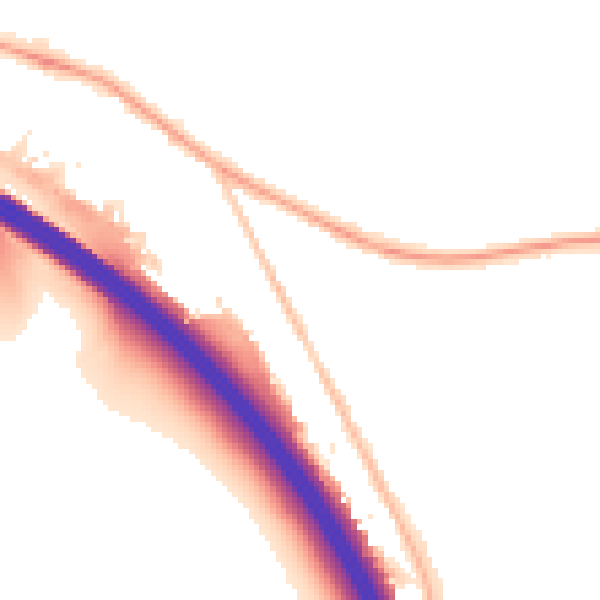 Night-time road noise heatmap for HP14 3QN