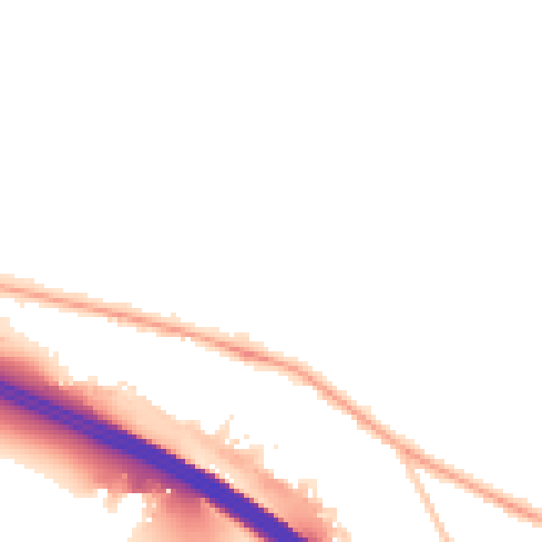 Night-time road noise heatmap for HP14 3SY