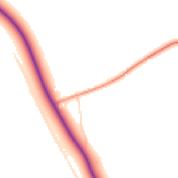 Daytime road noise heatmap for HP14 4HF