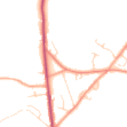 Daytime road noise heatmap for HP15 6EF