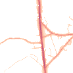 Daytime road noise heatmap for HP15 6EH