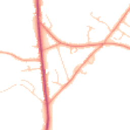 Daytime road noise heatmap for HP15 6EZ
