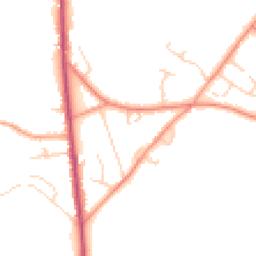 Daytime road noise heatmap for HP15 6HT