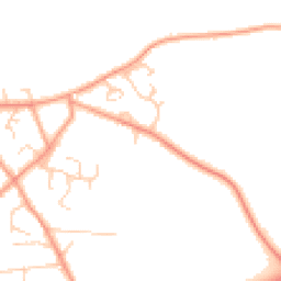Daytime road noise heatmap for HP15 6TW