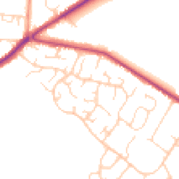 Daytime road noise heatmap for HP15 7RS