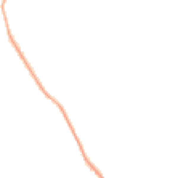 Night-time road noise heatmap for HP16 0SW