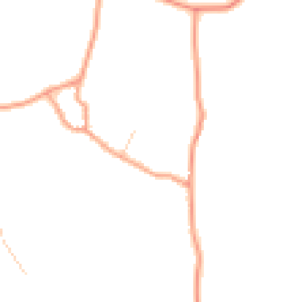 Daytime road noise heatmap for HP16 9JU