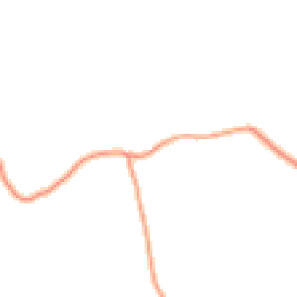 Daytime road noise heatmap for HP16 9NP