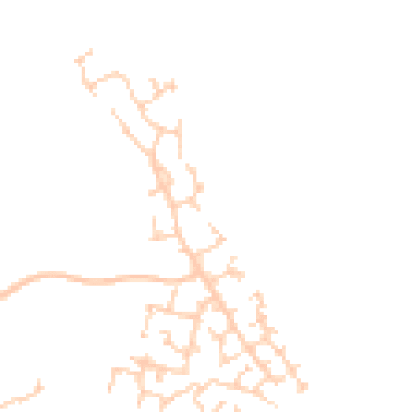 Daytime road noise heatmap for HP19 0FJ