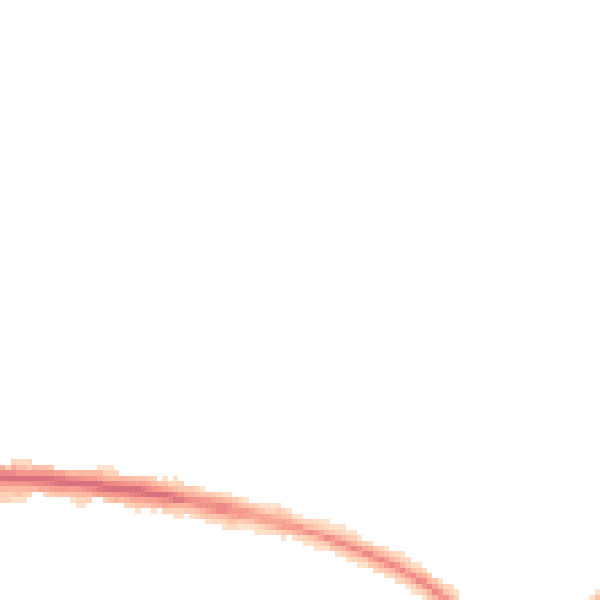 Night-time road noise heatmap for HP19 0WE