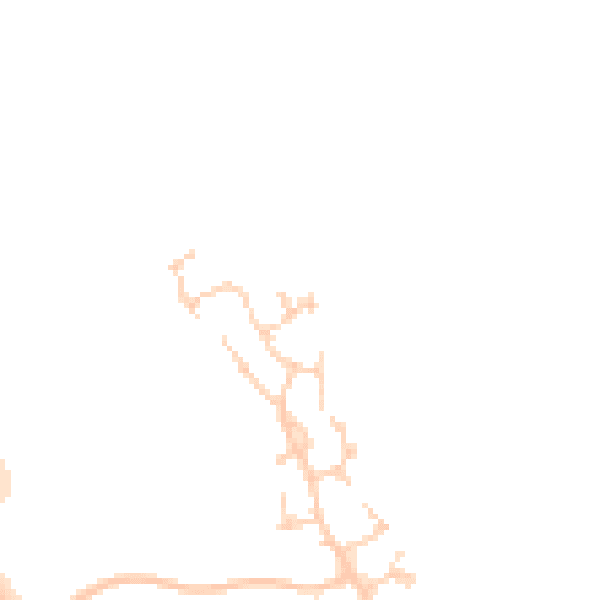 Daytime road noise heatmap for HP19 0ZJ