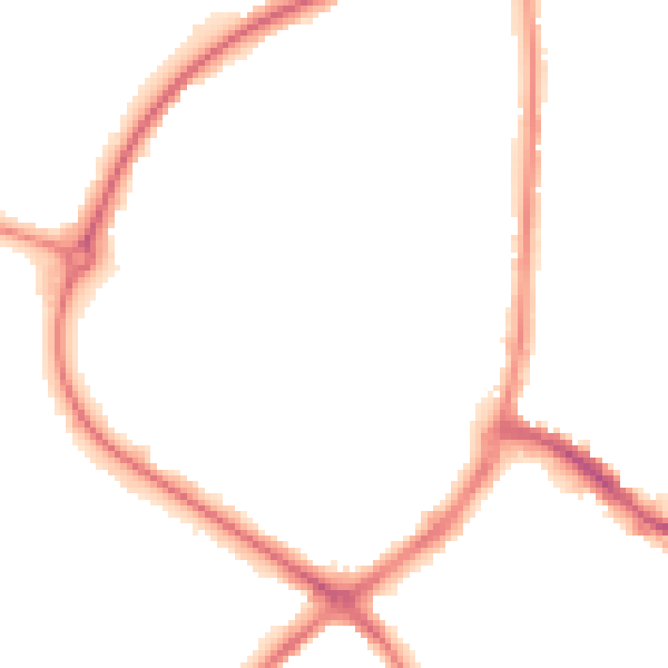 Night-time road noise heatmap for HP19 9AN