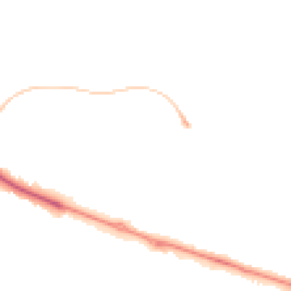 Night-time road noise heatmap for HP19 9HX