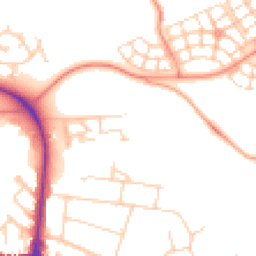 Daytime road noise heatmap for HP20 1AW