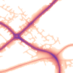 Daytime road noise heatmap for HP20 1DL
