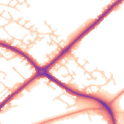 Daytime road noise heatmap for HP20 1DZ