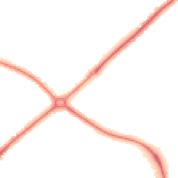 Night-time road noise heatmap for HP20 1DZ