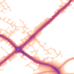 Daytime road noise heatmap for HP20 1XT
