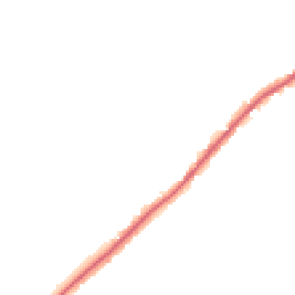Night-time road noise heatmap for HP22 5BY