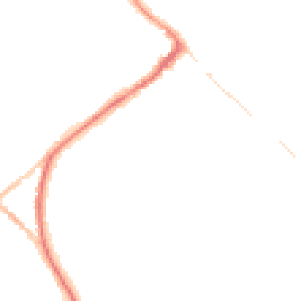 Night-time road noise heatmap for HP27 0BZ