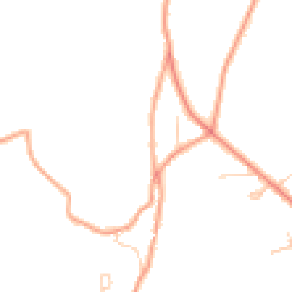 Daytime road noise heatmap for HP27 0PE