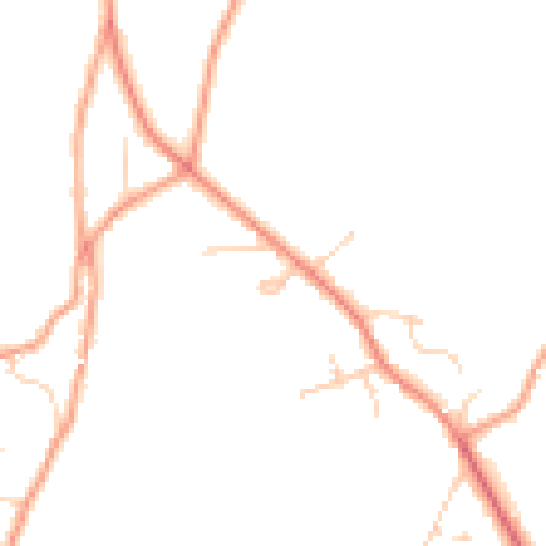 Daytime road noise heatmap for HP27 0QJ